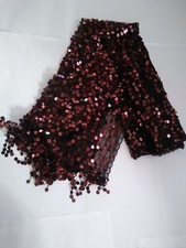 Womens Scarf With Brown Glitter