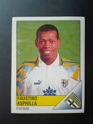 FIGURINA CALCIATORI PANINI 1995/96 PARMA ASPRILLA 227 NUOVA CON