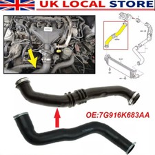 UK TURBO INTERCOOLER HOSE PIPE FOR FORD MONDEO IV GALAXY II S-MAX 1468764 Black