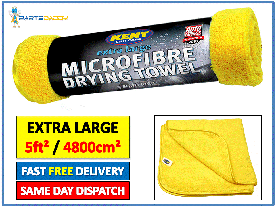 Large Quick Drying Microfibre Car Drying Towels 60cm x 80cm Cleaning