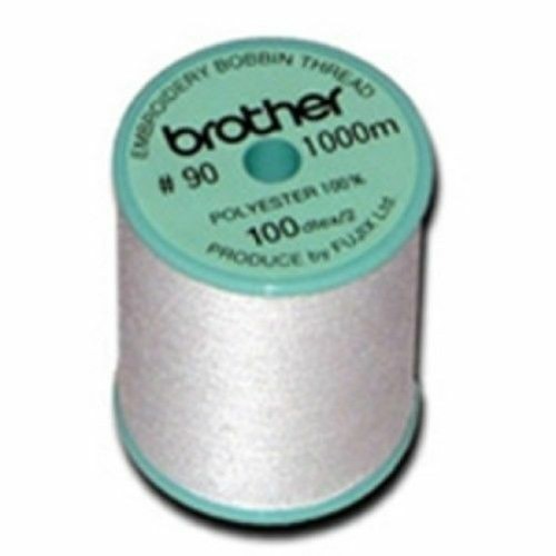 Brother Embroidery Bobbin Thread 90 Weight White EBPTE New eBay