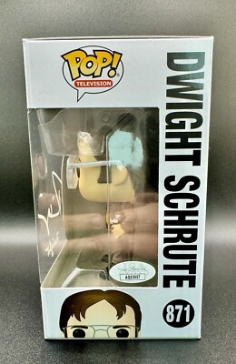 Rainn Wilson autographed signed Funko Pop The Office JSA COA