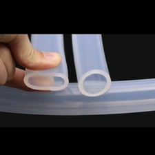 Clear Food Grade Silicone Flexible Tube 0.5-50mm ID x 1-60mm OD For Beer Coffee