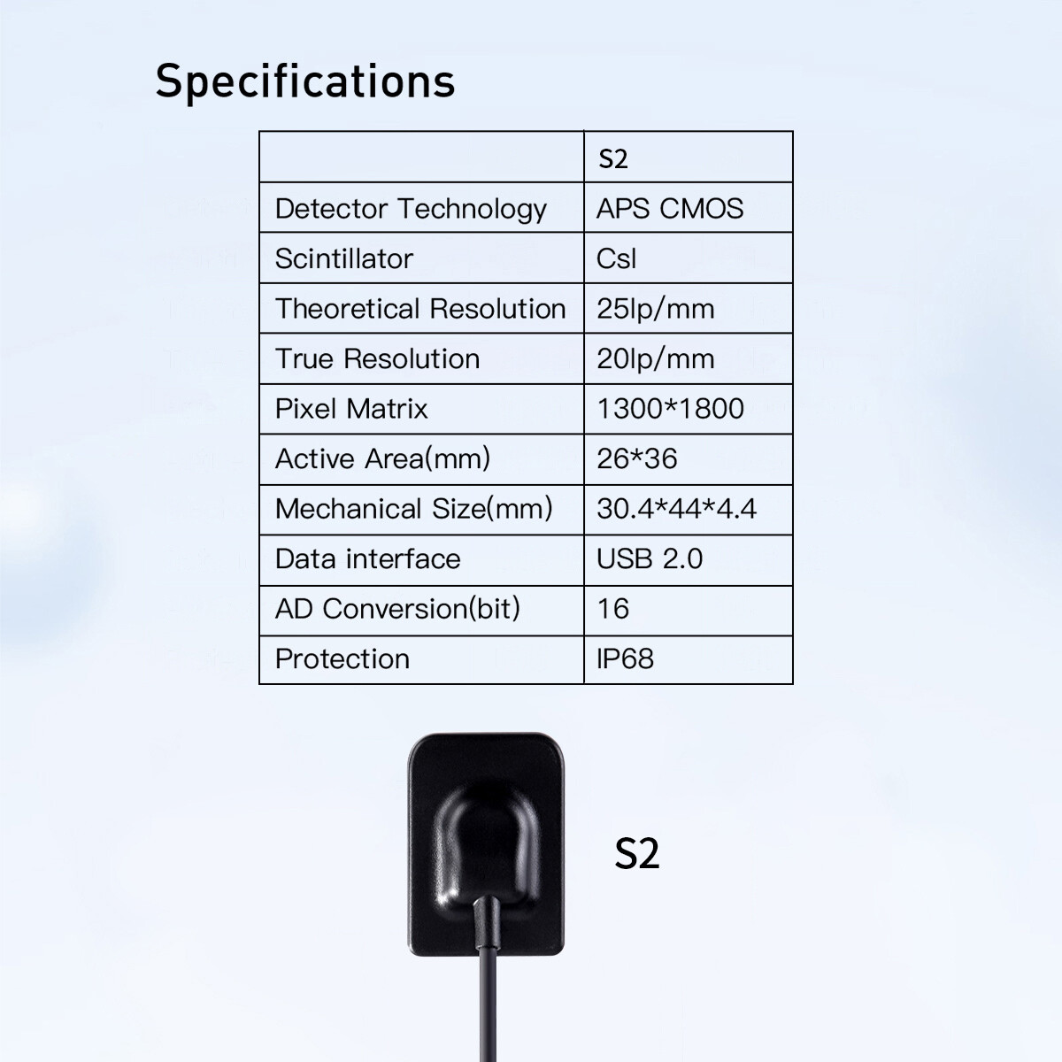 Capteur Dentaire Numérique DR550 – Capteur HD Taille 2 Pour Dentisterie & Laboratoire