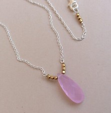 ARTISAN SUNDANCE CHARM QUARTZ SILVER HANDMADE JEWELRY NECKLACE