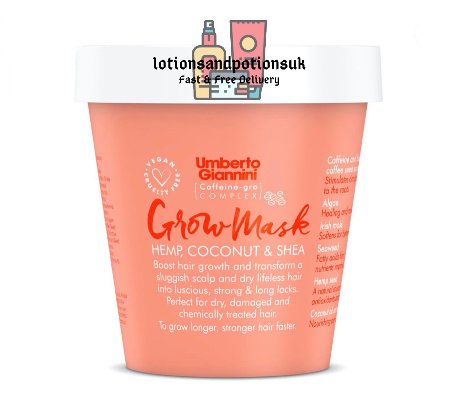 Umberto Giannini GROW Mask Hair and Scalp Treatment 230ml