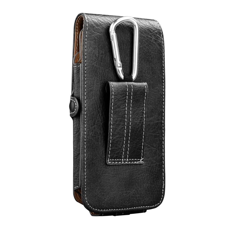 For Verizon Samsung Galaxy A42 5G Leather Pouch Case Holster Belt Clip&Loop - Image 3 of 4