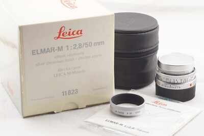 Leitz Leica Elmar-M 1:2,8/50mm E39 11823 Silbern Verchromt / Silver Chromed
