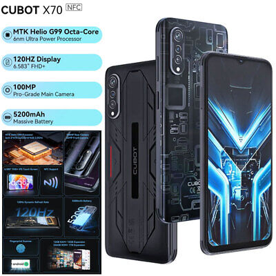 Unlocked Cubot X70 4G LTE Android 13.0 Smartphone Mobile Dual SIM 256GB  Phone