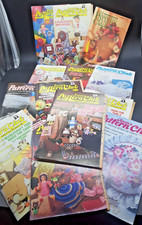 1980s Annie's Pattern Club Crochet Knit Cross Stitch Sew Craft Pattern Lot 12 