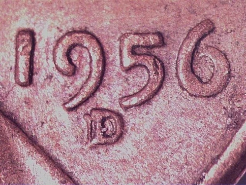 1956-D XF RPM001 - Rare Cherry Picker's Guide RPM Variety Coin!
