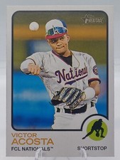 2022 Topps Heritage Minor League Victor Acosta #217 SP