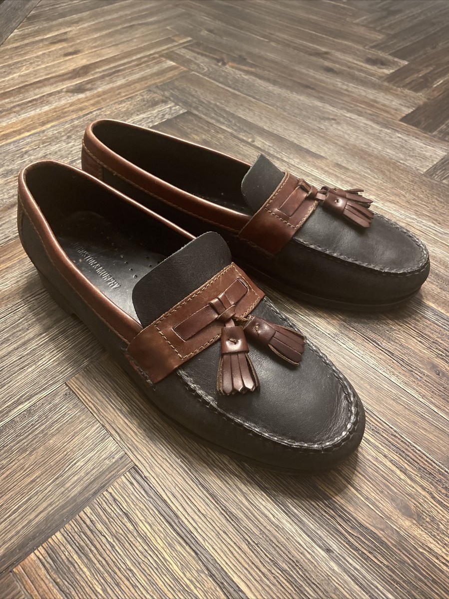 Johnston & Murphy Black and Brown Tassel Loafers Johnston & Murphy Hayes Tassel Black - Sherman Brothers Inc main image 4