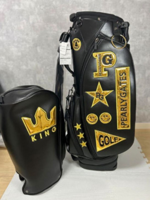 PEARLY GATES ゴールドキャディバッグ PEARLY GATES ERIKA HARA 2022 AUTUMN LIMITED Caddy Bag Unisex Golf