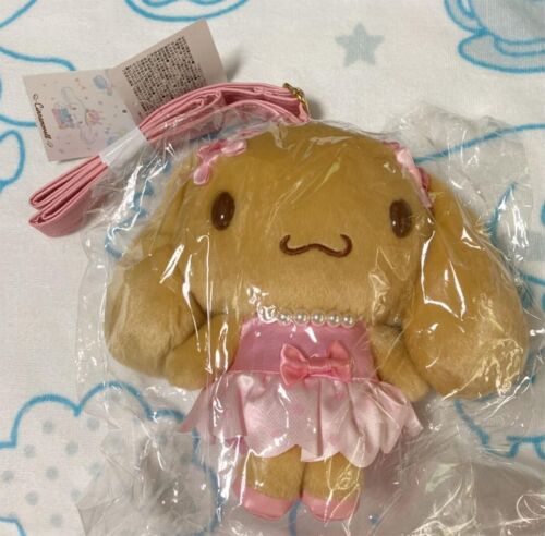 Sanrio Cinnamoroll 20th Anniversary Mocha 7.8" Mascot plush Shoulder Bag - Picture 1 of 6