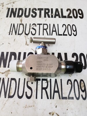 ROSEMOUNT C306111125 BLOCK+BLEED VALVE