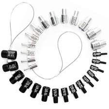 Nut and Bolt Thread Checker, Thread Checker Standard and Metric, Bolt Size and T