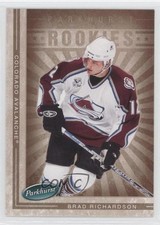 2005-06 Parkhurst Parkhurst Rookies Brad Richardson #621 0c2