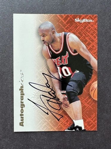 1996-97 Skybox Autographics Basketball Tim Hardaway Auto Heat🔥