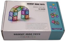 BBMVP Magnetic Building Tiles 120 PCS Magnets Stacking Kids Toys STEM Sensory