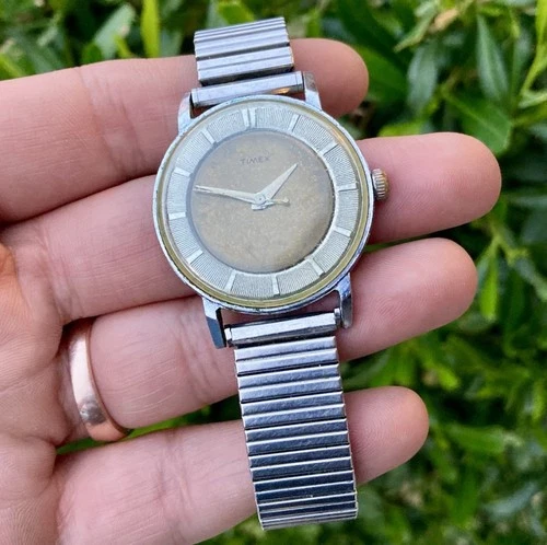 Rare Vintage Timex 100 Bayonet 1960s Mens Watch Parts Repair Mechanical MCM