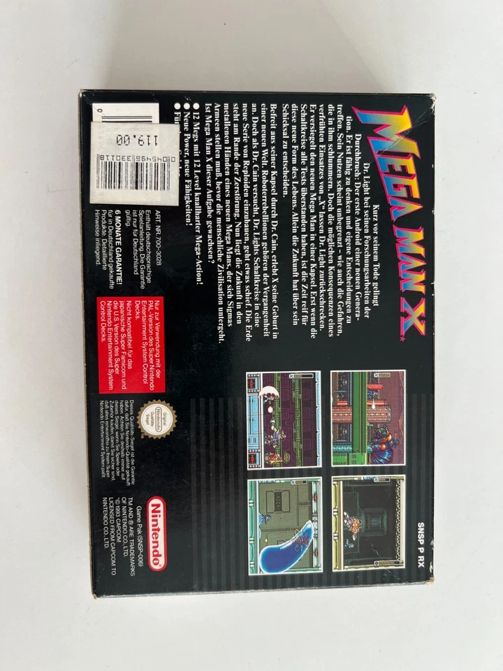 Mega Man X für Super Nintendo / SNES in OVP - Bild 3 von 4