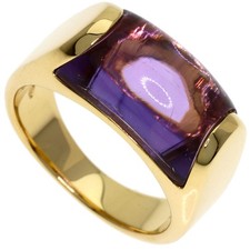 BVLGARI Tronchetto Amethyst Ring K18 Gelbgold...