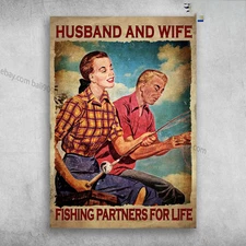 Wife And Husband Fishing - Husband And Wife, Fishing Partners For Life