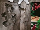 Vintage Cookie Cutters Lot Of 7 Assorted Aluminum-Plastic-Metal-Handles-Holiday — photo 4