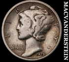 1928 Mercury Dime- Silver- Scarce Better Date No Reserve #J3938