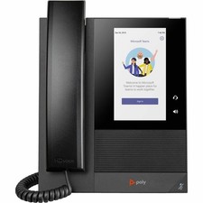Poly CCX 400 IP Phone Corded Corded Desktop Wall Mountable Black