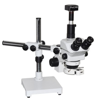1:8.5 10-90x Zoom Stereo Microscope with 5MP USB PC Camera on XYZ Mount