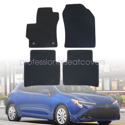 For 2021 2022 2023 Toyota Corolla Floor Mats Carpet Velour Waterproof Black New