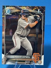 Robert Hipwell 2025 1st Bowman Chrome Laser Refractor SP #BCP-238 Giants