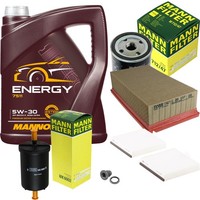 Mann Inspektionspaket 5L Mannol Energy 5W-30 FüR Renault Espace III 3.0 V6 24V
