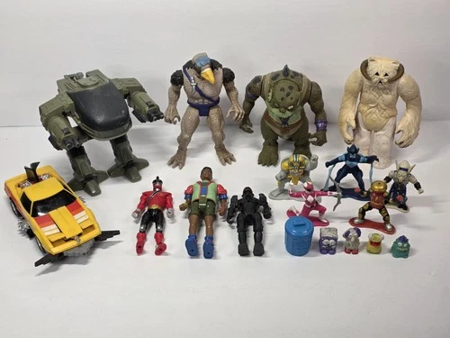 80S/90S Vintage Toy Lot Thundercats Capt. planet Starwars,power Rangers Ect.