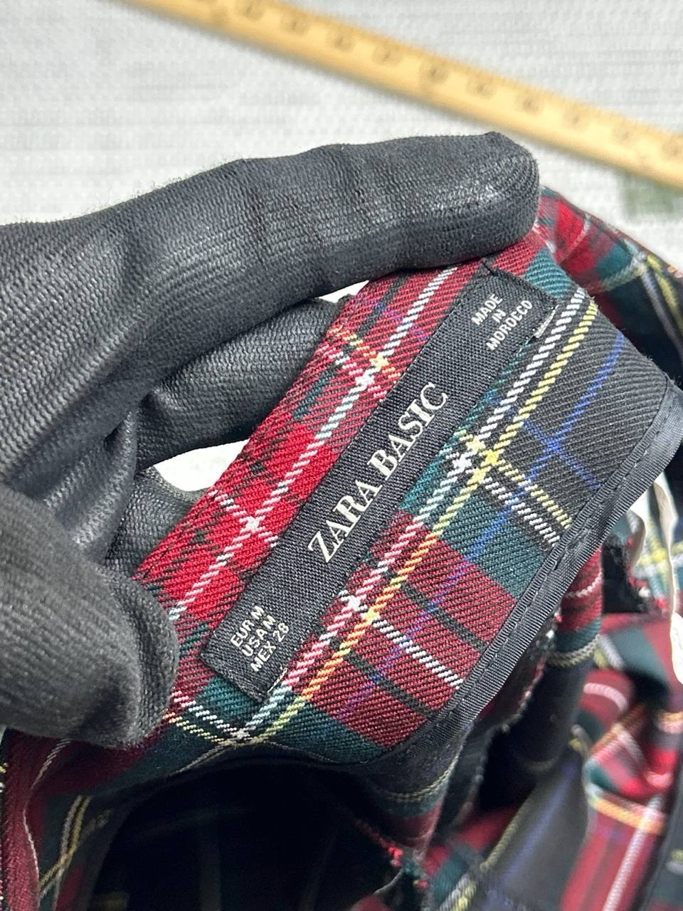 Zara Basic Pants Womens Medium Multicolor Christm… - image 8