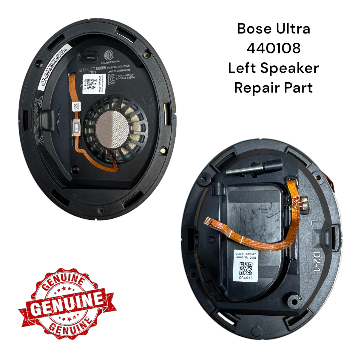 Bose QuietComfort Ultra 440108 Speaker Driver + Housing [Left Side