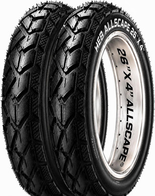 HEB Platinum Series Fat Tire E-Bike 20x4, 26x4, 24x4, 20x3 - All Terrain Perform