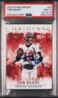2020 PANINI ORIGINS #65 TOM BRADY PSA 9 DNA AUTO 10