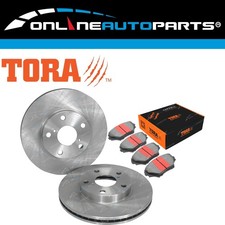 Front Disc Brake Rotors & Pads for Toyota RAV4 ACA20 ACA21 ACA22 ACA23 2000~2005