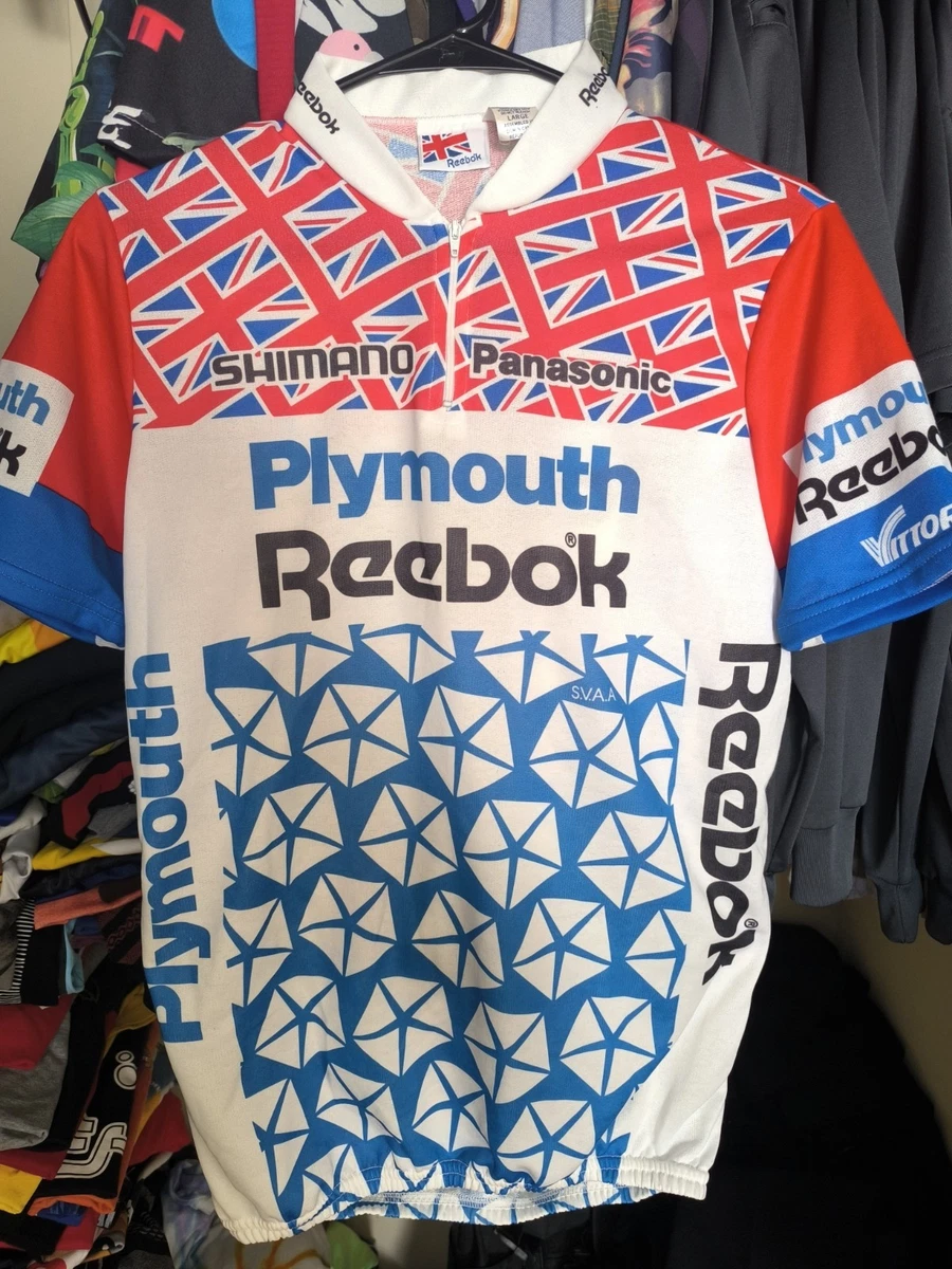 Maillot Cycliste vintage Panasonic Isostar 1988 shirt cycling 80'S Agu - 5