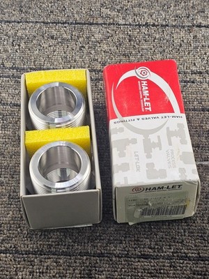 (QTY 2) HAM-LET 110H SS 1-1/4 x 1  Pipe Fitting, Reducing Bushing for Pipelines