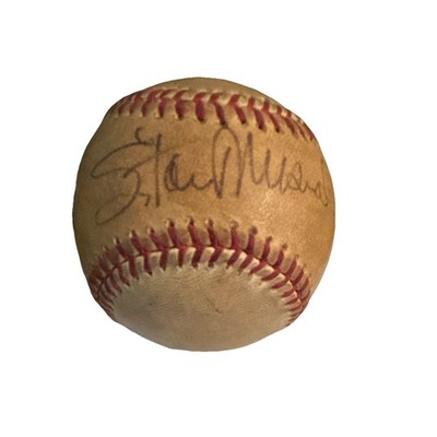 Vintage Stan Musial Hand-Signed Official National League Baseball