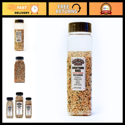 Salt-Free Everything Bagel Seasoning Blend - Gluten-Free, Keto, Paleo, 12 Oz Sha
