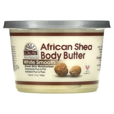 African Shea Body Butter, White  Smooth, 13 oz (368 g)