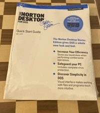 Norton Desktop For DOS Starter Edition- Vintage Sealed Software