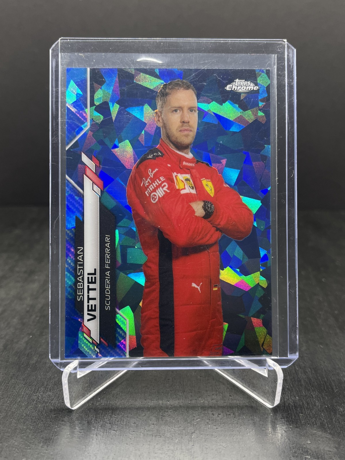 2020 Topps Chrome Sapphire Formula 1 F1 Sebastian Vettel Portrait #3