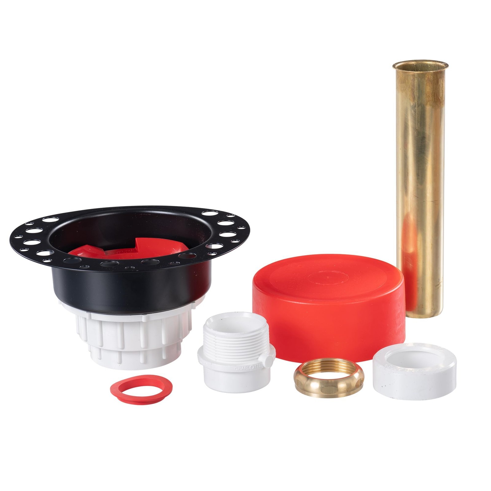 OS&B ITD5135 - Two Piece PVC Pipe Freestanding Tub Drain Kit & Rough-In - Eas...