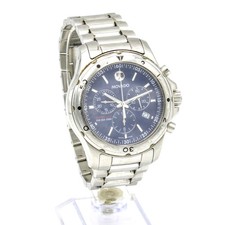 Movado Series 800 Quartz Chronograph Stainless 45mm Men's Wristwatch #WB6384-4